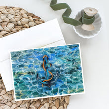 Load image into Gallery viewer, Anchor and Rope Greeting Cards -  Blank Note Cards – 8-Pack of Artist-Designed Cards with Envelopes