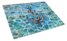 Load image into Gallery viewer, Anchor and Rope Glass Cutting Boards – Durable, Decorative Kitchen Art Large BB5370LCB