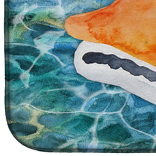 Load image into Gallery viewer, Sea Shell Dish Drying Mat – Absorbent, Artistic Kitchen Essentials BB5371DDM
