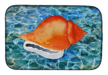 Load image into Gallery viewer, Sea Shell Dish Drying Mat – Absorbent, Artistic Kitchen Essentials BB5371DDM