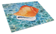 Load image into Gallery viewer, Sea Shell Glass Cutting Boards – Durable, Decorative Kitchen Art Large BB5371LCB