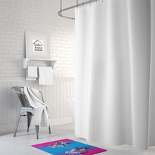 Load image into Gallery viewer, Hip Hop in Pink Blue Machine Washable Memory Foam Mat BB5373RUG