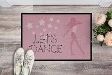 Load image into Gallery viewer, Let's Dance Linen Pink Doormat - 18x27 Decorative Floor Mat – Indoor/Outdoor Rug with Artistic Flair BB5375MAT