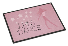 Load image into Gallery viewer, Let's Dance Linen Pink Doormat - 18x27 Decorative Floor Mat – Indoor/Outdoor Rug with Artistic Flair BB5375MAT