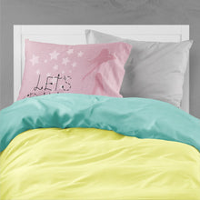 Load image into Gallery viewer, Let's Dance Linen Pink Fabric Standard Pillowcase – Artistic Decorative Front, White Back BB5375PILLOWCASE