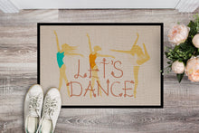 Load image into Gallery viewer, Let's Dance Linen Light Doormat - 18x27 Decorative Floor Mat – Indoor/Outdoor Rug with Artistic Flair BB5376MAT
