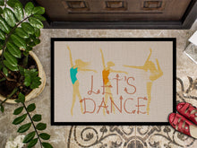 Load image into Gallery viewer, Let's Dance Linen Light Doormat - 18x27 Decorative Floor Mat – Indoor/Outdoor Rug with Artistic Flair BB5376MAT