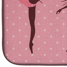 Load image into Gallery viewer, Dancers Linen Pink Polkadots Dish Drying Mat – Absorbent, Artistic Kitchen Essentials BB5378DDM