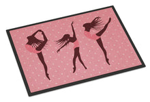 Load image into Gallery viewer, Dancers Linen Pink Polkadots Doormat - 18x27 Decorative Floor Mat – Indoor/Outdoor Rug with Artistic Flair BB5378MAT