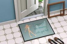 Load image into Gallery viewer, Dancing is Like Dreaming Doormat - 18x27 Decorative Floor Mat – Indoor/Outdoor Rug with Artistic Flair BB5379MAT