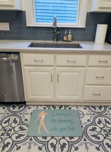 Load image into Gallery viewer, Dancing is Like Dreaming Machine Washable Memory Foam Mat BB5379RUG