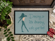 Load image into Gallery viewer, Dancing is Like Dreaming #2 Doormat - 24x36 Decorative Floor Mat – Indoor/Outdoor Rug with Artistic Flair BB5380JMAT