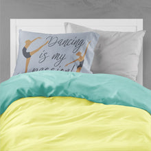 Load image into Gallery viewer, Dancing is My Passion Fabric Standard Pillowcase – Artistic Decorative Front, White Back BB5381PILLOWCASE