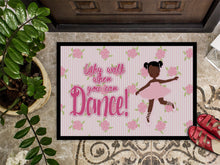 Load image into Gallery viewer, Ballet African American Pigtails Doormat - 18x27 Decorative Floor Mat – Indoor/Outdoor Rug with Artistic Flair BB5382MAT