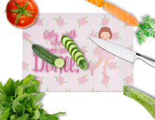 Load image into Gallery viewer, Ballet Red Short Hair Glass Cutting Boards – Durable, Decorative Kitchen Art Large BB5383LCB