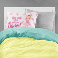 Load image into Gallery viewer, Ballet Brown Short Hair Fabric Standard Pillowcase – Artistic Decorative Front, White Back BB5385PILLOWCASE