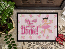 Load image into Gallery viewer, Ballet Pigtails Doormat - 18x27 Decorative Floor Mat – Indoor/Outdoor Rug with Artistic Flair BB5386MAT