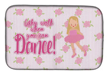 Load image into Gallery viewer, Ballet Long Blonde Hair Dish Drying Mat – Absorbent, Artistic Kitchen Essentials BB5387DDM