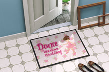 Load image into Gallery viewer, Ballet Dance Brunette Doormat - 18x27 Decorative Floor Mat – Indoor/Outdoor Rug with Artistic Flair BB5390MAT