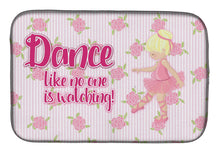 Load image into Gallery viewer, Ballet Dance Blonde Dish Drying Mat – Absorbent, Artistic Kitchen Essentials BB5391DDM