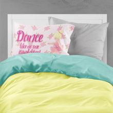Load image into Gallery viewer, Ballet Dance Blonde Fabric Standard Pillowcase – Artistic Decorative Front, White Back BB5391PILLOWCASE