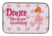 Load image into Gallery viewer, Ballet Dance Red Hair Dish Drying Mat – Absorbent, Artistic Kitchen Essentials BB5392DDM