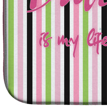 Load image into Gallery viewer, Ballet Dance is my Life Red Dish Drying Mat – Absorbent, Artistic Kitchen Essentials BB5394DDM
