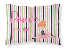 Load image into Gallery viewer, Ballet Dance is my Life Red Fabric Standard Pillowcase – Artistic Decorative Front, White Back BB5394PILLOWCASE
