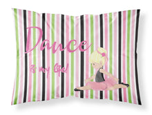Load image into Gallery viewer, Ballet Dance is my Life Blonde Fabric Standard Pillowcase – Artistic Decorative Front, White Back BB5395PILLOWCASE