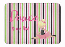 Load image into Gallery viewer, Ballet Dance is my Life Blonde Machine Washable Memory Foam Mat BB5395RUG