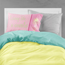 Load image into Gallery viewer, Ballet in 8 Counts Blonde Fabric Standard Pillowcase – Artistic Decorative Front, White Back BB5397PILLOWCASE
