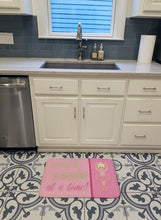Load image into Gallery viewer, Ballet in 8 Counts Blonde Machine Washable Memory Foam Mat BB5397RUG