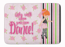 Load image into Gallery viewer, Ballet Dance Stripes Red Hair Machine Washable Memory Foam Mat BB5399RUG