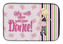 Load image into Gallery viewer, Ballet Dance Stripes Blonde Dish Drying Mat – Absorbent, Artistic Kitchen Essentials BB5400DDM