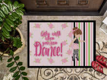 Load image into Gallery viewer, Ballet Dance Stripes Brunette Doormat - 24x36 Decorative Floor Mat – Indoor/Outdoor Rug with Artistic Flair BB5401JMAT