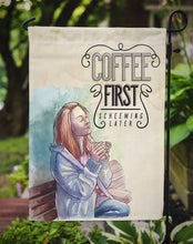 Load image into Gallery viewer, Coffee First Sign Garden Flag - Outdoor Decorative Yard Flag BB5403GF