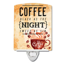 Load image into Gallery viewer, Black Coffee Sign Ceramic Night Light BB5405CNL