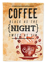 Load image into Gallery viewer, Black Coffee Sign Garden Flag - Outdoor Decorative Yard Flag BB5405GF