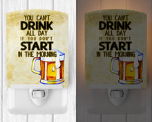 Load image into Gallery viewer, Start Drinking in the Morning Beer Ceramic Night Light BB5412CNL