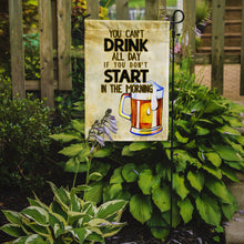 Load image into Gallery viewer, Start Drinking in the Morning Beer Garden Flag - Outdoor Decorative Yard Flag BB5412GF