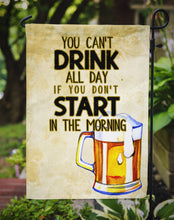 Load image into Gallery viewer, Start Drinking in the Morning Beer Garden Flag - Outdoor Decorative Yard Flag BB5412GF