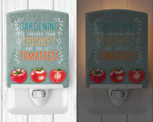 Load image into Gallery viewer, Gardening Therapy and Tomatoes Ceramic Night Light BB5432CNL