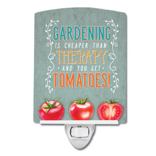 Load image into Gallery viewer, Gardening Therapy and Tomatoes Ceramic Night Light BB5432CNL