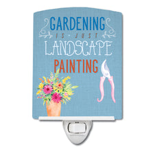 Load image into Gallery viewer, Gardening is Landscape Painting Ceramic Night Light BB5434CNL