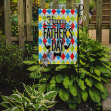 Load image into Gallery viewer, Happy Father's Day Argyle Garden Flag - Outdoor Decorative Yard Flag BB5439GF