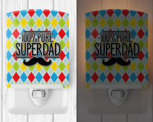 Load image into Gallery viewer, 100% Pure Dad Argyle Ceramic Night Light BB5440CNL