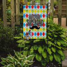 Load image into Gallery viewer, 100% Pure Dad Argyle Garden Flag - Outdoor Decorative Yard Flag BB5440GF