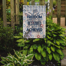 Load image into Gallery viewer, Freedom Must be Achieved Garden Flag - Outdoor Decorative Yard Flag BB5443GF