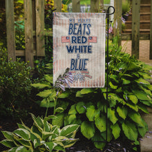 Load image into Gallery viewer, My Heart Beats Red White and Blue Garden Flag - Outdoor Decorative Yard Flag BB5445GF