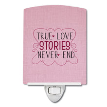 Load image into Gallery viewer, True Love Stories Never End Ceramic Night Light BB5446CNL